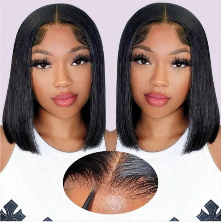 Straight Bob Wig (Human Hair)