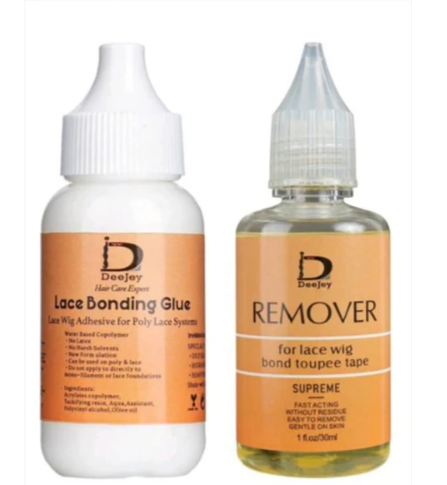 Lace Bonding Glue + Remover Set (DeoJoy)
